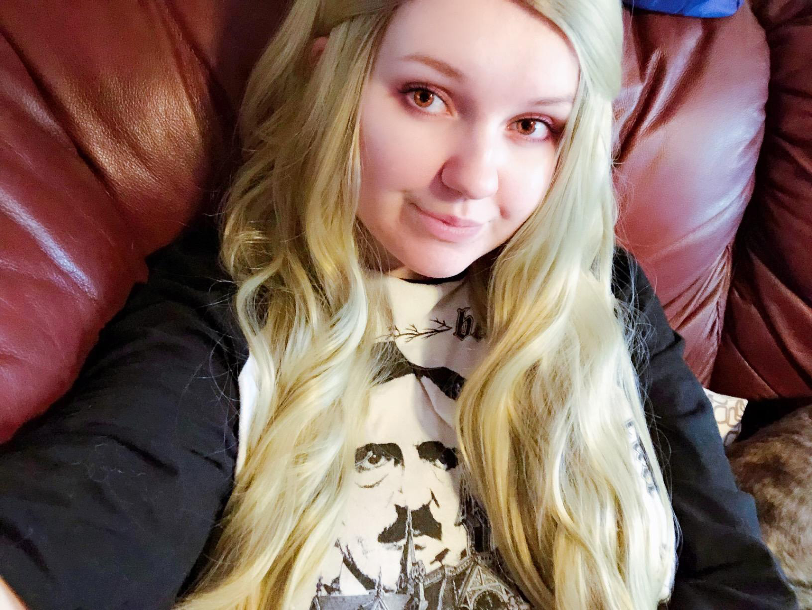 Blonde Long Straight Lace Front Synthetic Wig