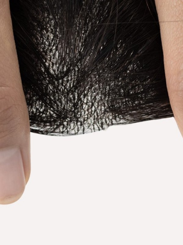 2"* 2" Full Skin Base Human Hair Cover Up Hair Patches  No Surgical Solution For Alopecia Areata