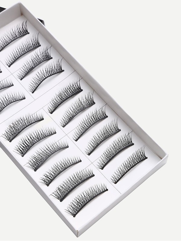 Natural Short Straight False Eyelashes