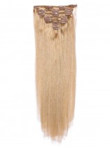 Blonde Long Straight Clip In Extension