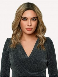 Long Wigs Ombre 100% Remy Human Hair Lace Front Wig