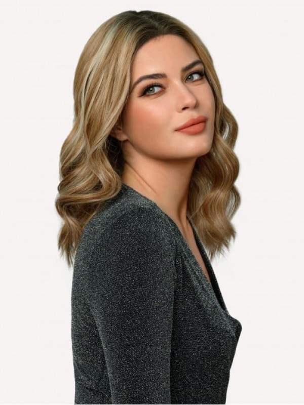 Long Wigs Ombre 100% Remy Human Hair Lace Front Wig