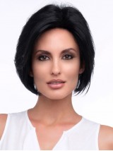 Short Comfortable 8" Capless Human Hair Wigs