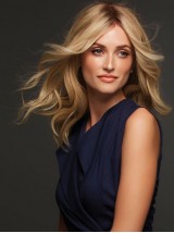 Luxurious 16" Lace Front Layered Glueless Human Hair Wigs