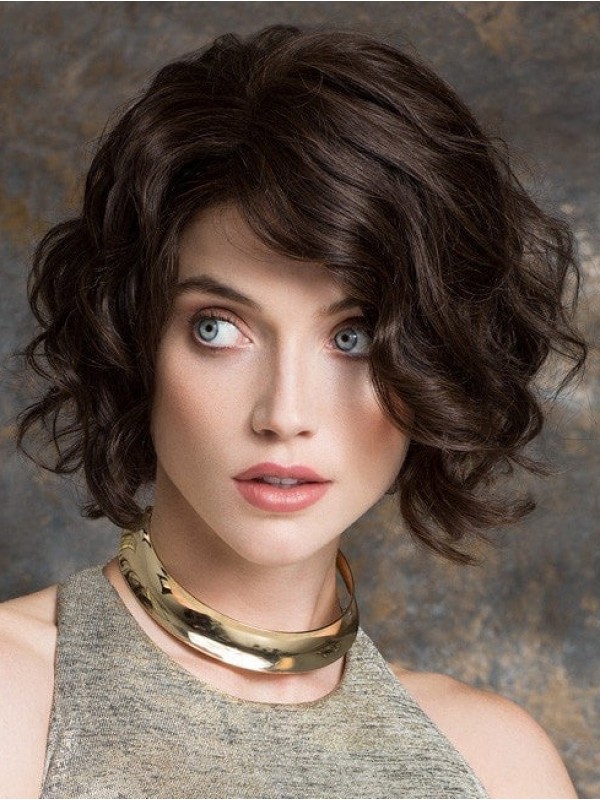Classic 10" Bob Curly Capless Remy Human Hair