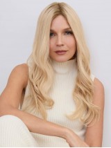 20" Lace Front Real Human Hair Wigs Without Bangs