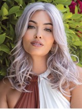 Ladies Long Wigs Curly Synthetic 16" Wigs
