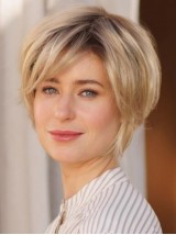 Short Bobs 8" Straight Synthetic Hair Wigs