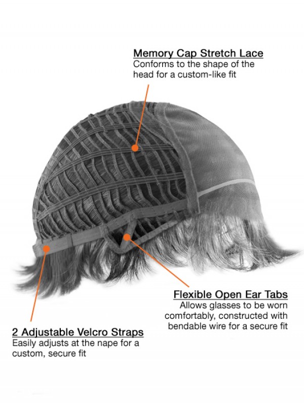 Long Layered Staright Synthetic Monofilament Wigs