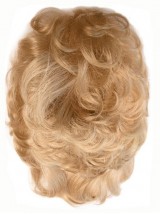6.5"x9" Remy Human Curly Hair Addition Hairpiece