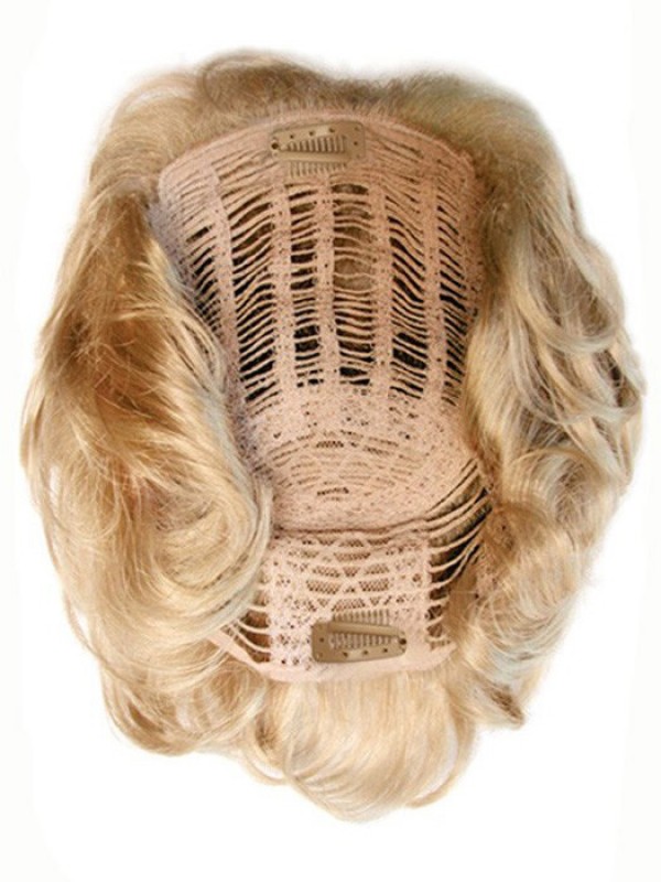 6.5"x9" Remy Human Curly Hair Addition Hairpiece