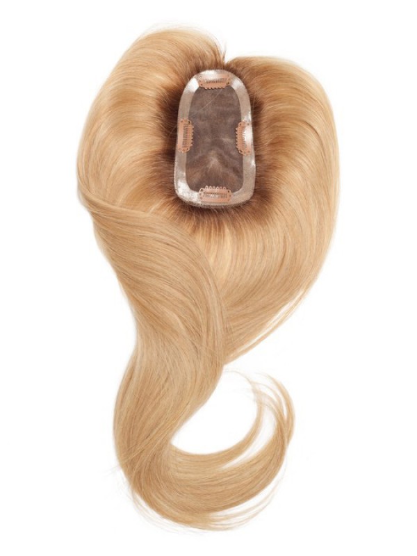 5"x2.75" Straight Blonde Remy Human Hair Mono Hair Pieces