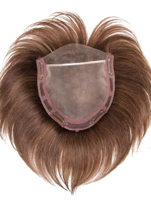 5"x5.75" Short Straight 100% Human Hair Mono Hair Pieces