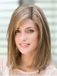 6"x6.5" Middle Straight Blonde Remy Human Hair Mono Hair Pieces