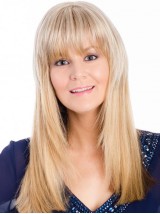 5.75"x2.5" Human Monofilament Top Hairpieces With Bangs