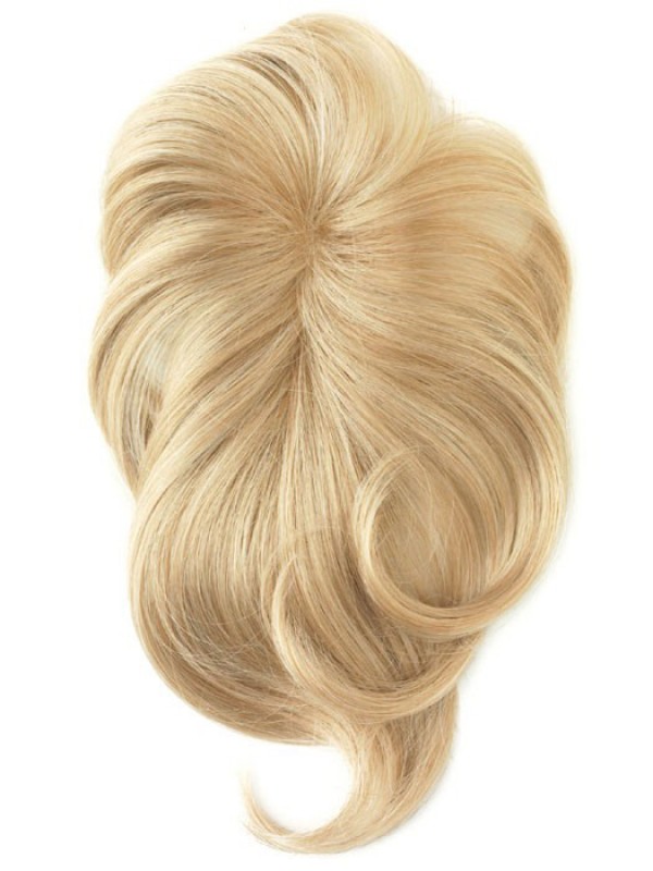5.75"x2.5" Human Monofilament Top Hairpieces With Bangs