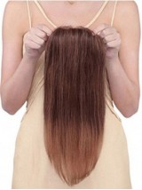 5"x5.75" Dark Brown Human Hair Mono Top Piece