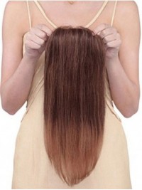 5"x5.75" Dark Brown Human Hair Mono Top Piece