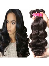 Virgin Hair 100 Peruvian Body Wave Hair Bundles With Lace Frontal 13x4