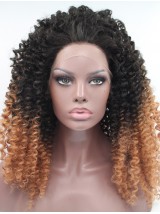 26" Wavy Ombre  Synthetic Lace Front Wigs