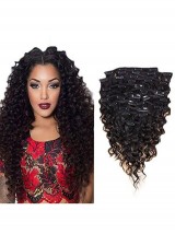 Clip In Human Hair Extensions Curly Human Hair Extensions Clips