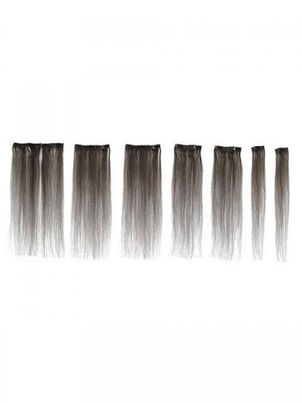 Clip In Remy Human Hair Extensions Off Black
