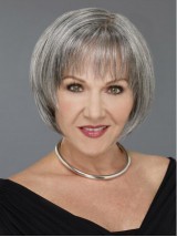 Short Straight Lace Front Synthetic Hair Wigs 6 Inches