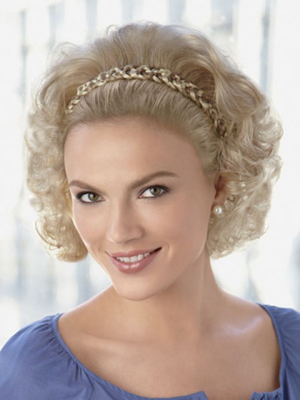 Perfect Blonde Wavy Chin Length Human Hair Wigs