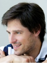 Short Straight Lace  Human  Men Wigs
