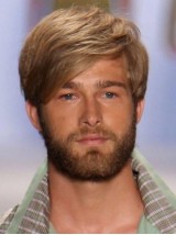 Straight Lace  Human  Men Wigs