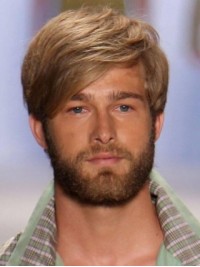 Straight Lace  Human  Men Wigs