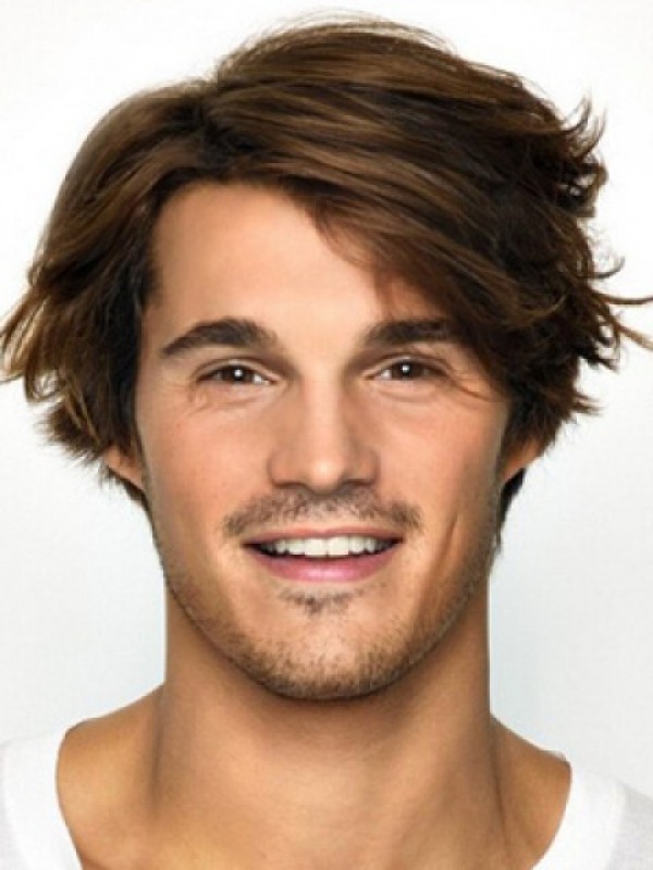 Short Straight Lace  Human  Men Wigs