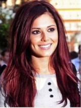 Cheryl Cole Layered Straight Long Capless Synthetic Wigs With Side Bangs