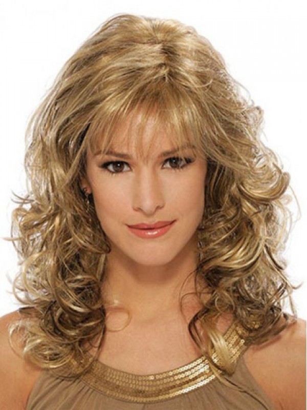 Blonde Long Wavy Capless Synthetic Wig