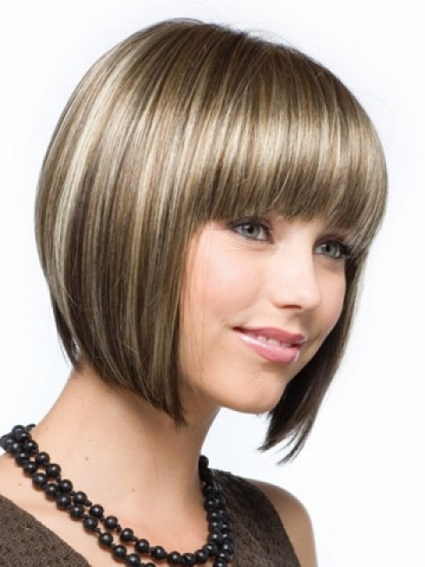 Straight Bob Short Capless Synthetic Wig