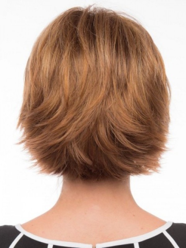 Short Straight Capless Synthetic Wig