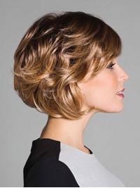 Short Wavy Bob Capless Synthetic Wig