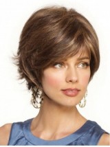 Short Straight Capless Synthetic Wig
