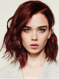 Medium Wavy Synthetic Lace Front Wig