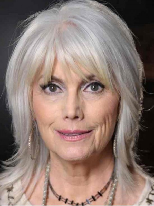 Medium Straight Capless Synthetic Wigs