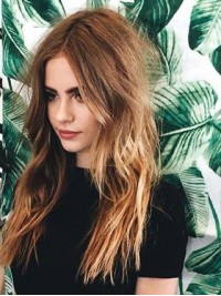 Long Synthetic Lace Front Wavy Wigs