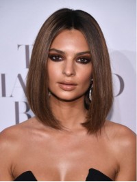 Medium Straight Lace Front Synthetic Wigs