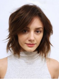 Medium Wavy Capless Synthetic Wig