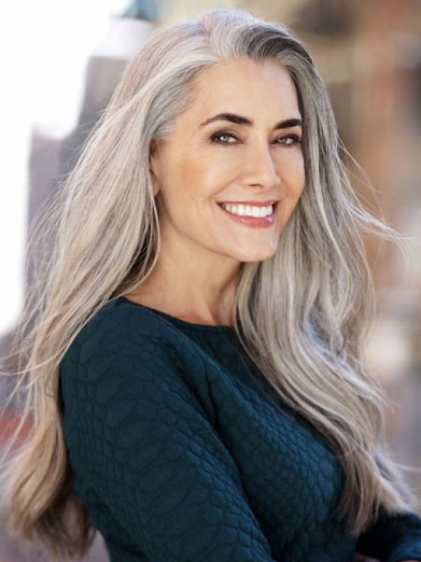 Gery Long Wavy Lace Front Synthetic Wig