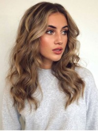 Long Wavy Synthetic Lace Front Wigs