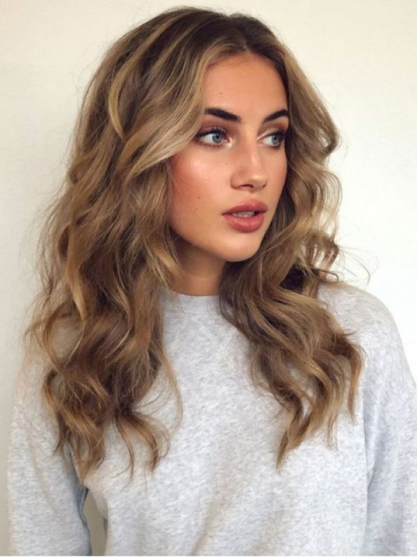 Long Wavy Synthetic Lace Front Wigs
