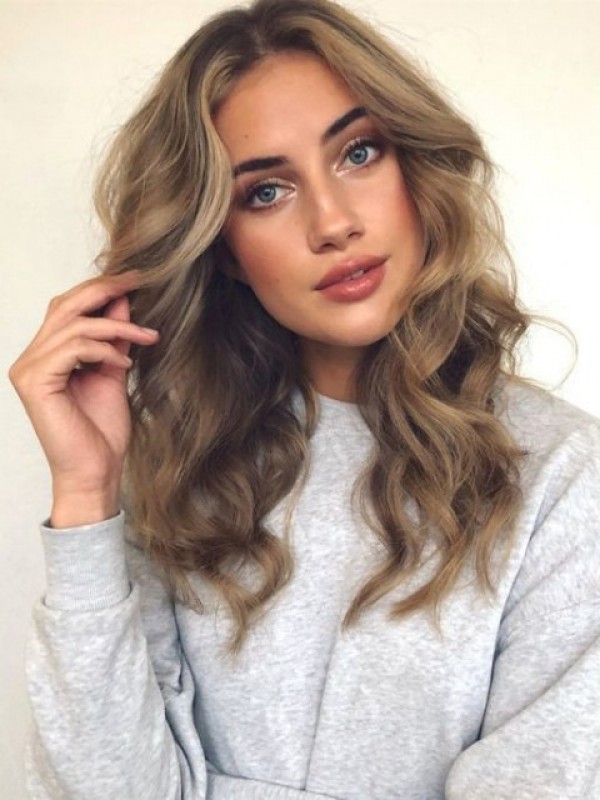 Long Wavy Synthetic Lace Front Wigs
