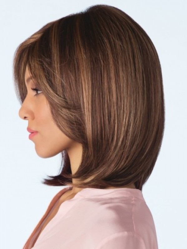 Medium Straight Lace Front Synthetic Wig