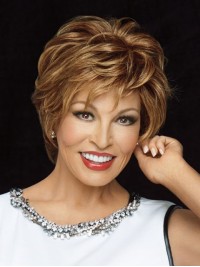 Blonde Short Wavy Lace Front Synthetic Wig