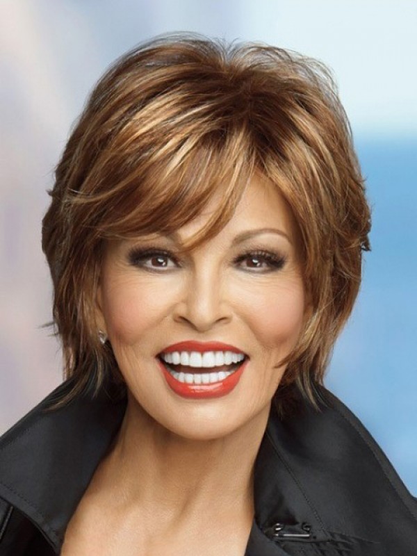 Blonde Short Full Lace Straight Synthetic Wig